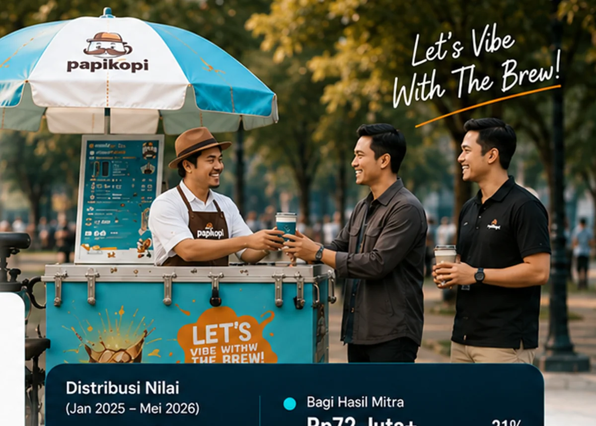 Barista dan pelanggan Papikopi
